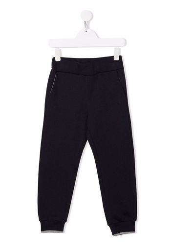 Fay Kids contrast pocket trackpants - Blu