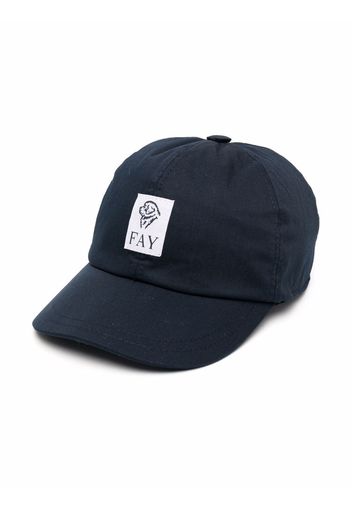 Fay Kids logo-patch baseball cap - Blu