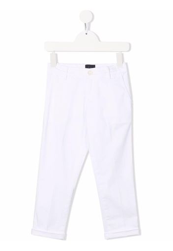 Fay Kids slim-fit chinos - Bianco