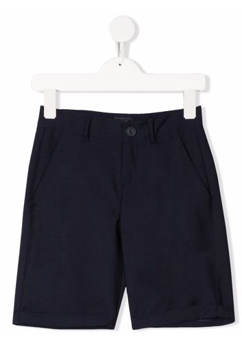 Fay Kids tailored wool shorts - Blu