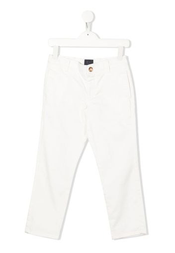 Fay Kids straight-leg trousers - Bianco