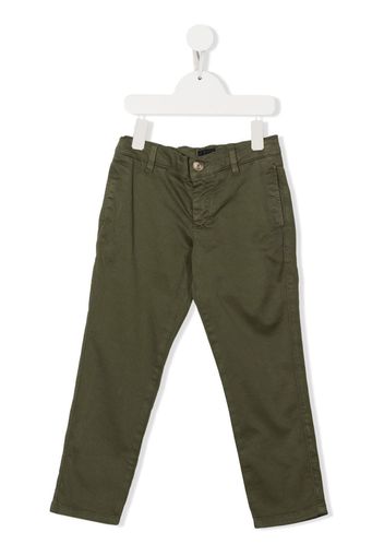 Fay Kids straight-leg trousers - Verde