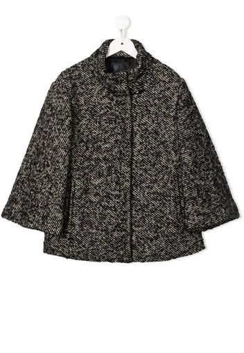 Fay Kids long-sleeve tweed jacket - Nero