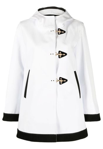 Fay toggle-fastening coat - Bianco