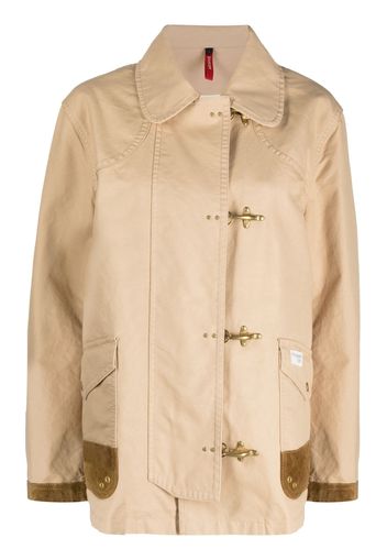 Fay cotton shirt jacket - Toni neutri