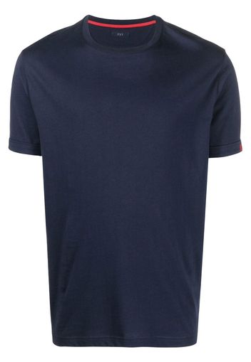 Fay T-shirt con logo - Blu