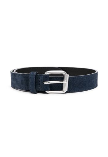 Fay Kids buckle leather belt - Blu