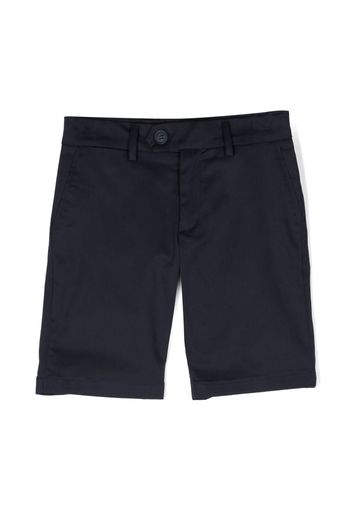 Fay Kids plain stretch-cotton shorts - Blu