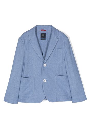 Fay Kids single-breasted tailored blazer - Blu