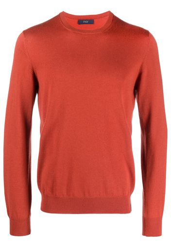 Fay crew-neck sweatshirt - Arancione