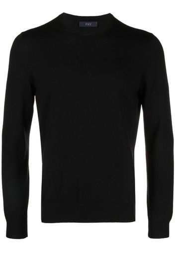 Fay crew-neck sweatshirt - Nero