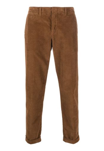 Fay Pantaloni Capri Tinto - Marrone