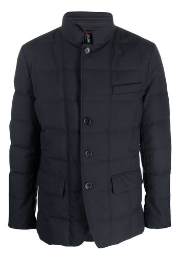 Fay high-neck quilted padded jacket - Blu