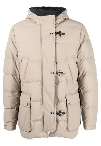 Fay hooded padded jacket - Toni neutri