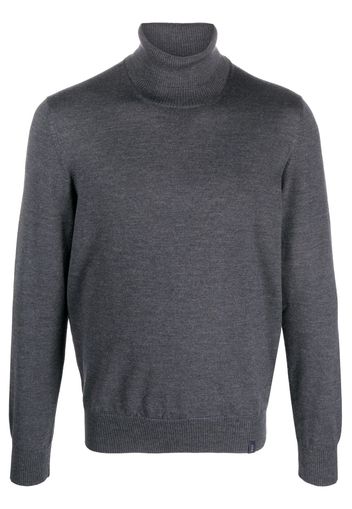 Fay roll-neck wool jumper - Grigio