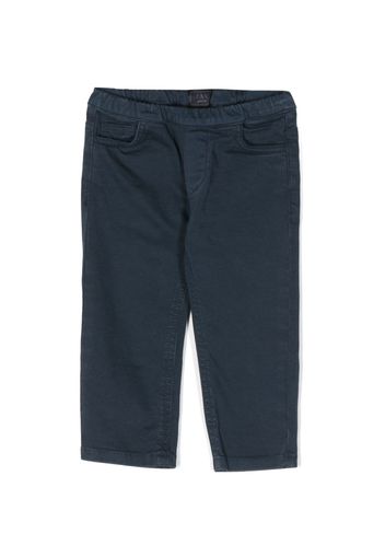 Fay Kids slim-cut chino trousers - Blu