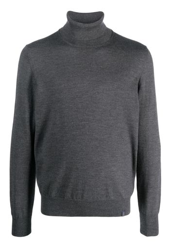 Fay roll-neck wool jumper - Grigio