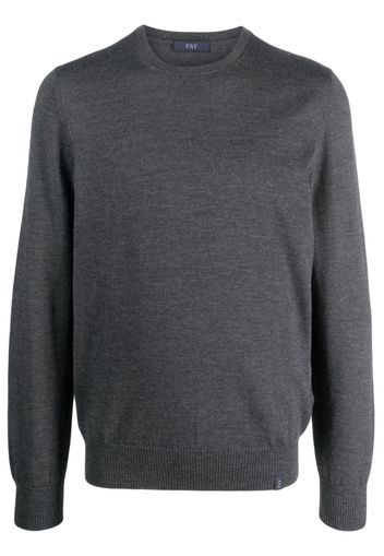 Fay crew-neck wool jumper - Grigio