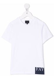 Fay Kids logo-print T-shirt - Bianco
