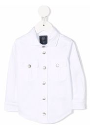 Fay Kids press-stud denim jacket - Bianco