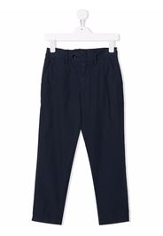 Fay Kids slim-cut chino trousers - Blu