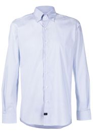 FAY long-sleeve cotton shirt - Blu