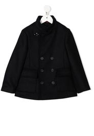 Fay Kids Cappotto corto doppiopetto - Blu