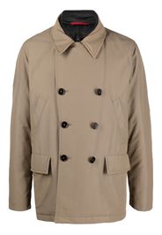 Fay padded double-breasted jacket - Toni neutri