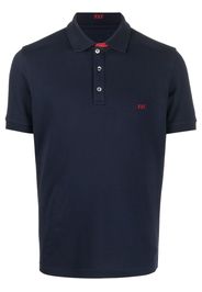 Fay Polo con ricamo - Blu