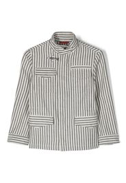 Fay Kids stripe-pattern jacket - Toni neutri