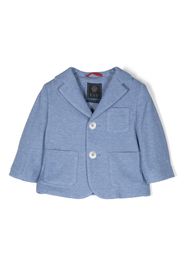 Fay Kids single-breasted long-sleeve blazer - Blu