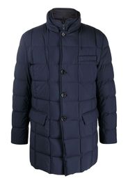 Fay layered padded coat - Blu