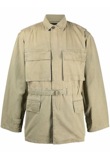 Fear Of God belted army jacket - Verde