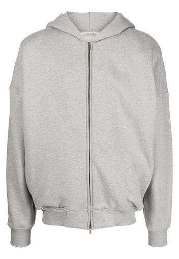 Fear Of God zip-up cotton hoodie - Grigio