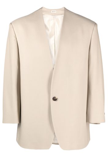 Fear Of God single-breasted virgin wool blazer - Toni neutri