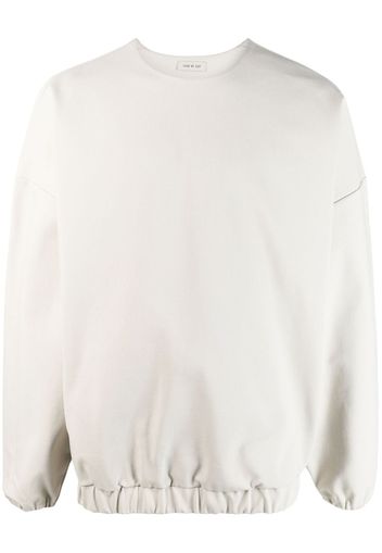 Fear Of God elasticated-waistband round-neck sweatshirt - Grigio