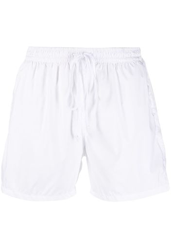 Fedeli logo-print swim shorts - Bianco