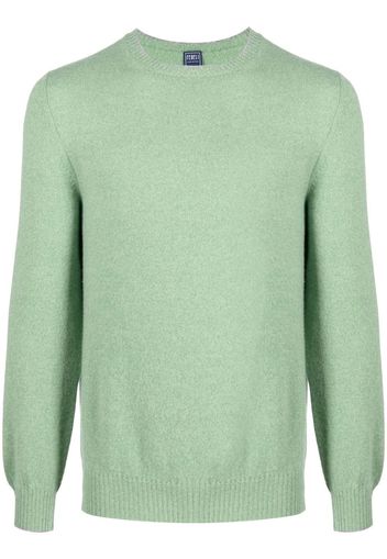 Fedeli crew-neck cashmere jumper - Verde