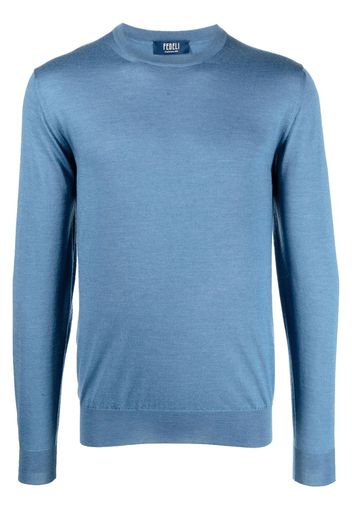 Fedeli crew neck jumper - Blu