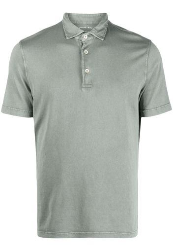 Fedeli short-sleeved cotton polo shirt - Verde