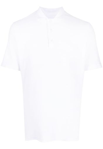 Fedeli terry cloth-effect polo shirt - Bianco