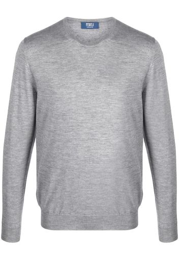 Fedeli Argentina crew-neck jumper - Grigio