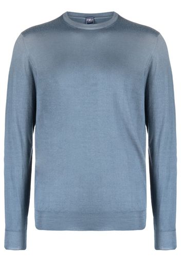 Fedeli crew-neck merino-wool jumper - Blu