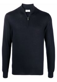 Fedeli roll-neck rib-trimmed jumper - Blu