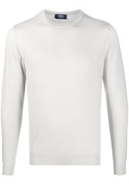 Fedeli ribbed crew neck jumper - Grigio
