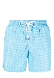 Fedeli Madeira printed swim shorts - Blu