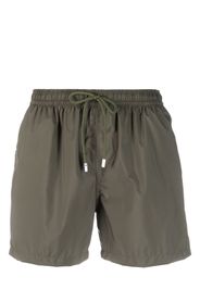 Fedeli logo-patch swim shorts - Verde