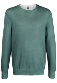 Fedeli crew-neck cotton jumper - Verde