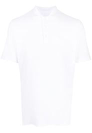 Fedeli terry cloth-effect polo shirt - Bianco