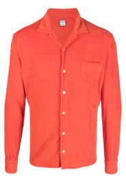Fedeli terry-cloth cotton shirt - Arancione